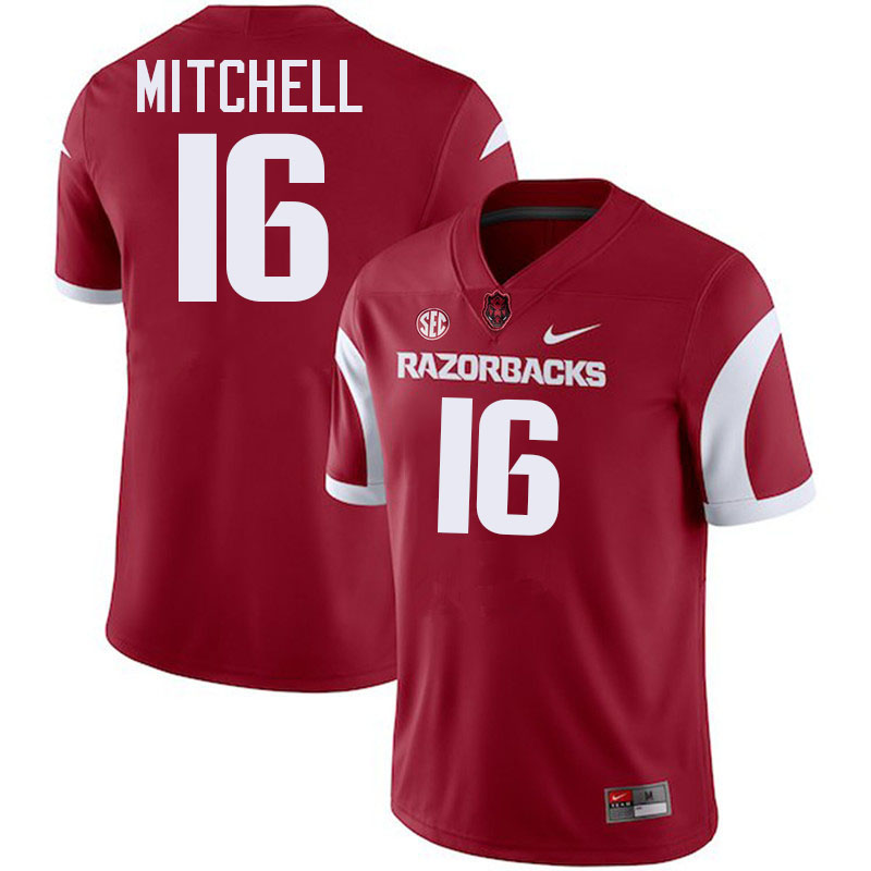 #16 Miguel Mitchell Arkansas Jersey,Arkansas Razorbacks College Football Jerseys Stitched-Retro Card  #16 Miguel Mitchell Arkansas Jersey,Arkansas Razorbacks College Football Jerseys Stitched-Retro Card